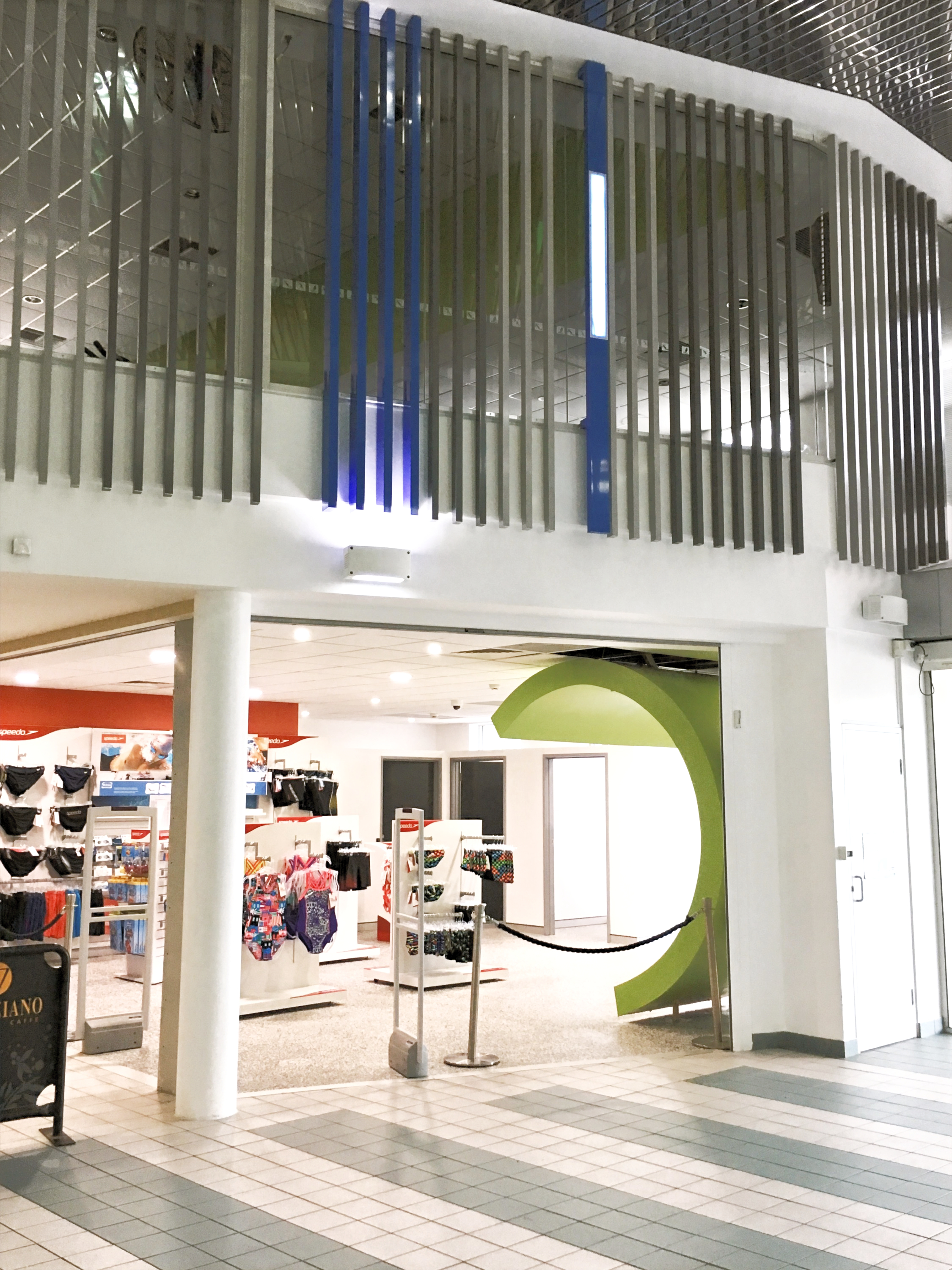 Club Lime Corner merchandise display